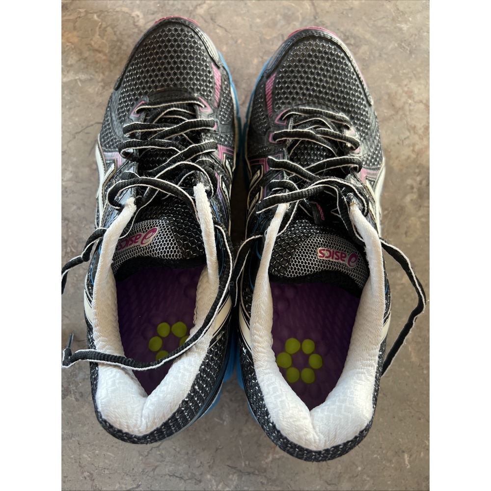 Asics GT-2000 Running Shoes Sneaker T2K7N Black Gray Blue Pink Womens 8 - Picture 4 of 12